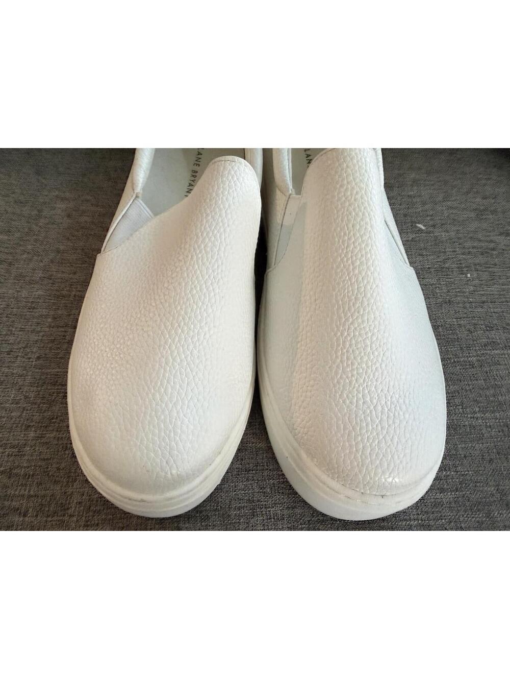 Lane Bryant Dream Cloud Slip On Platform Sneaker Womens 9W White Wide Width - Picture 10 of 11